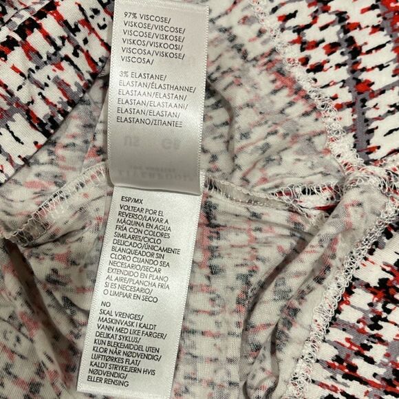 Liverpool Los Angeles V-Neck Knit Tank - Size S - White /red - Picture 4 of 5